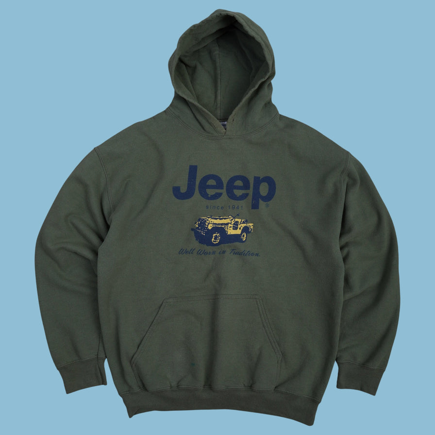Vintage Gildan JEEP Hoodie - M - NFF Vintage