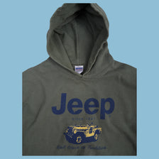 Vintage Gildan JEEP Hoodie - M - NFF Vintage