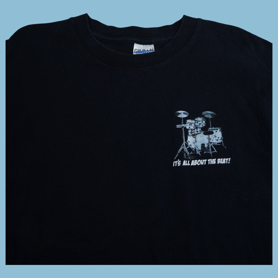 Vintage Gildan 2000s So Many Drums T-Shirt - M - NFF Vintage