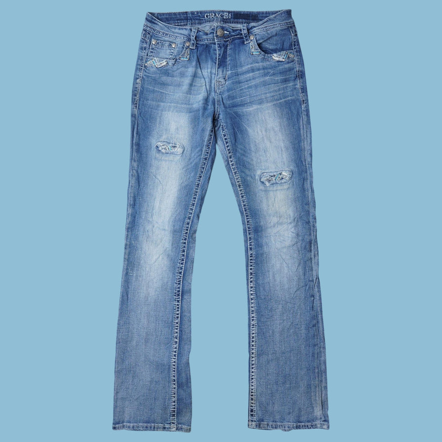 Vintage Grace in LA Y2K Embellished Jeans - M