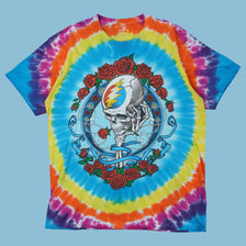 T-shirt tie-dye Grateful Dead Never Dead vintage – Taille L