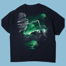 Vintage Grim Reaper Biker T-Shirt - XL