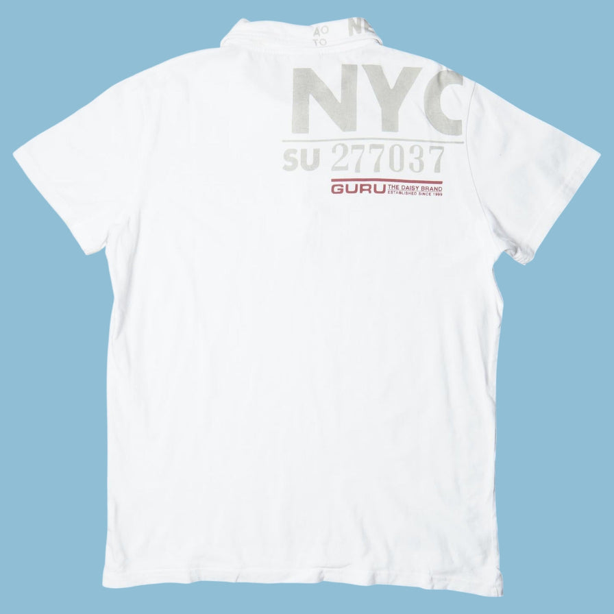 Vintage Guru New York Polo T-Shirt - XL