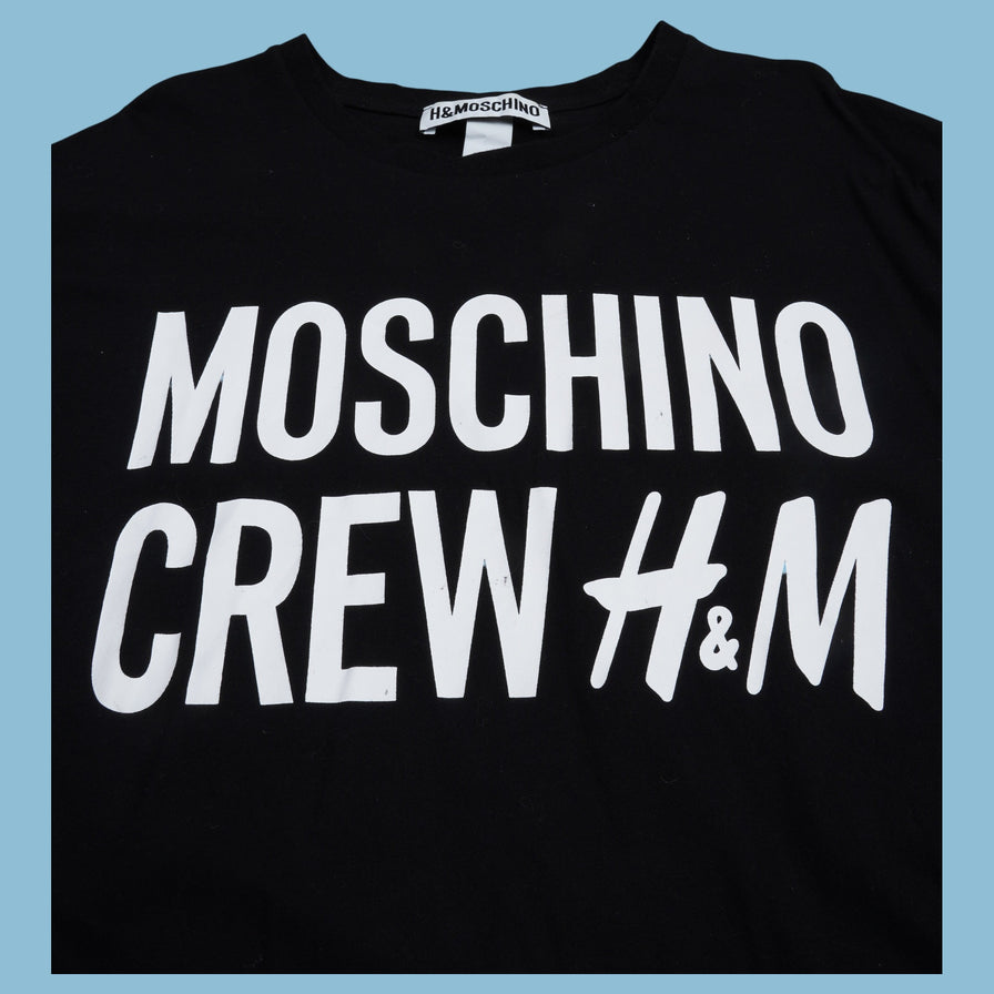 Vintage Moschino x H&M Crew 2018 T-Shirt - L - NFF Vintage
