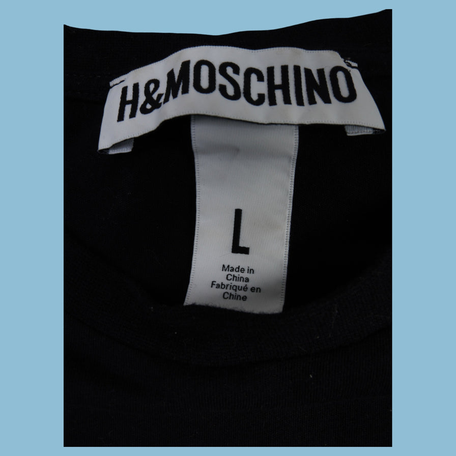 Vintage Moschino x H&M Crew 2018 T-Shirt - L - NFF Vintage