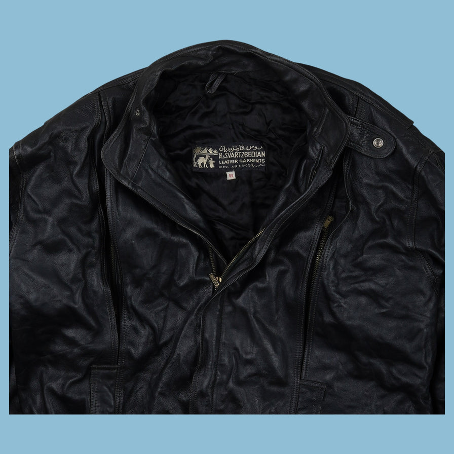 Vintage H. Svartzbedian Lederjacke - 3XL