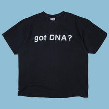 T-shirt Hanes vintage années 2000 « got DNA? » - Taille XL