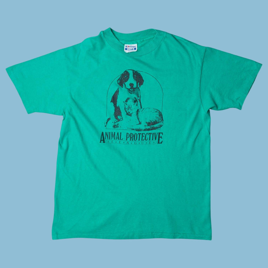 Vintage Hanes 90s Animal Protective League T-Shirt - M