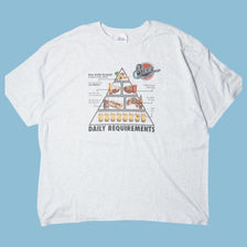 Vintage Hanes 90s Beer Guide Pyramid T-Shirt - 2XL