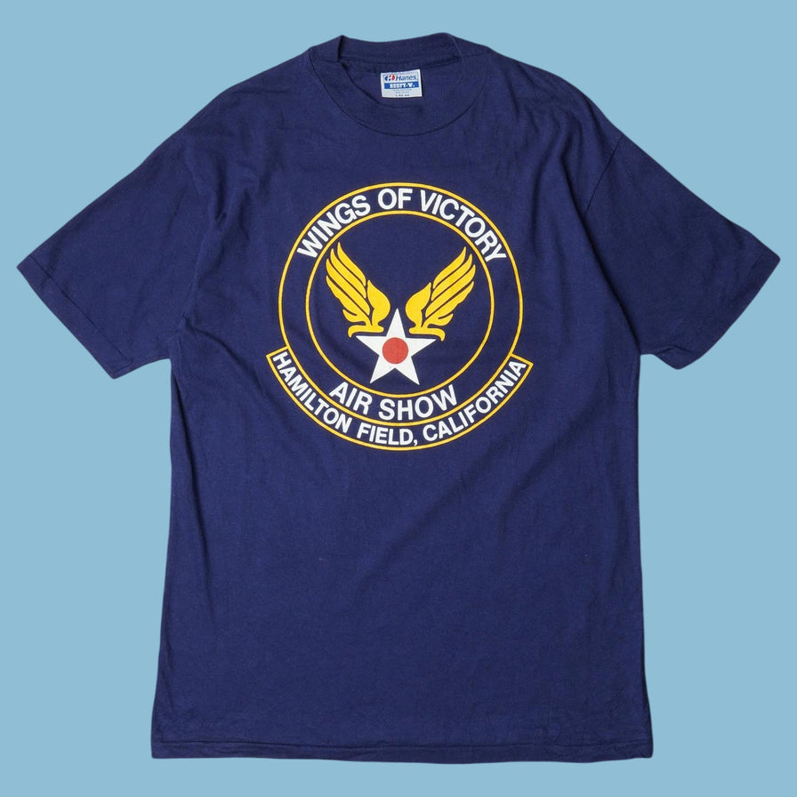 Vintage Hanes 90s Wings of Victory Air Show T-Shirt - L