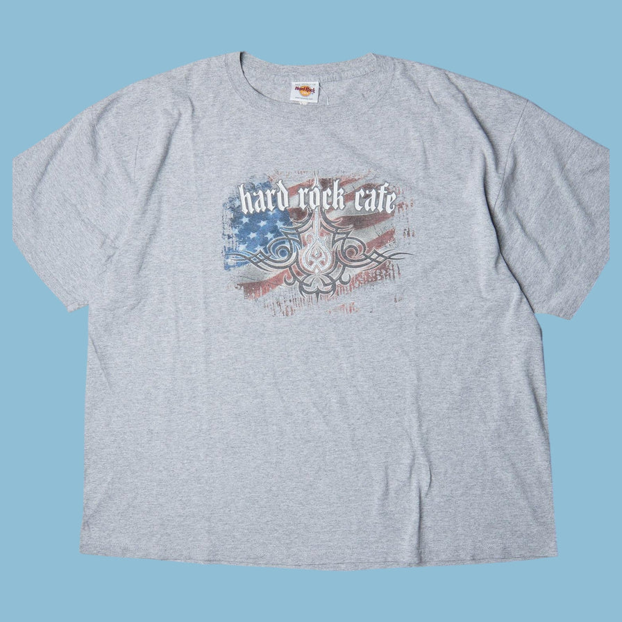 Vintage Hard Rock Cafe American Flag T-Shirt - 2XL