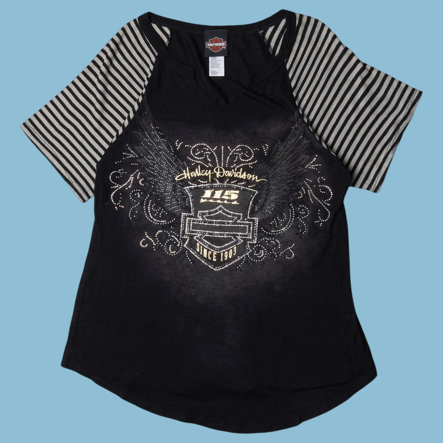 Vintage Harley Davidson 115 Years Anniversary T-Shirt - L