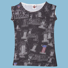 Vintage Harley Davidson 2000s All Over Print T-Shirt - L