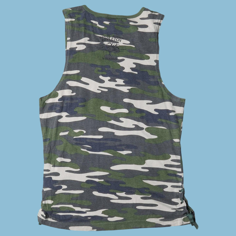 Vintage Harley Davidson 2000s Butterfly Camo Tank Top - XL