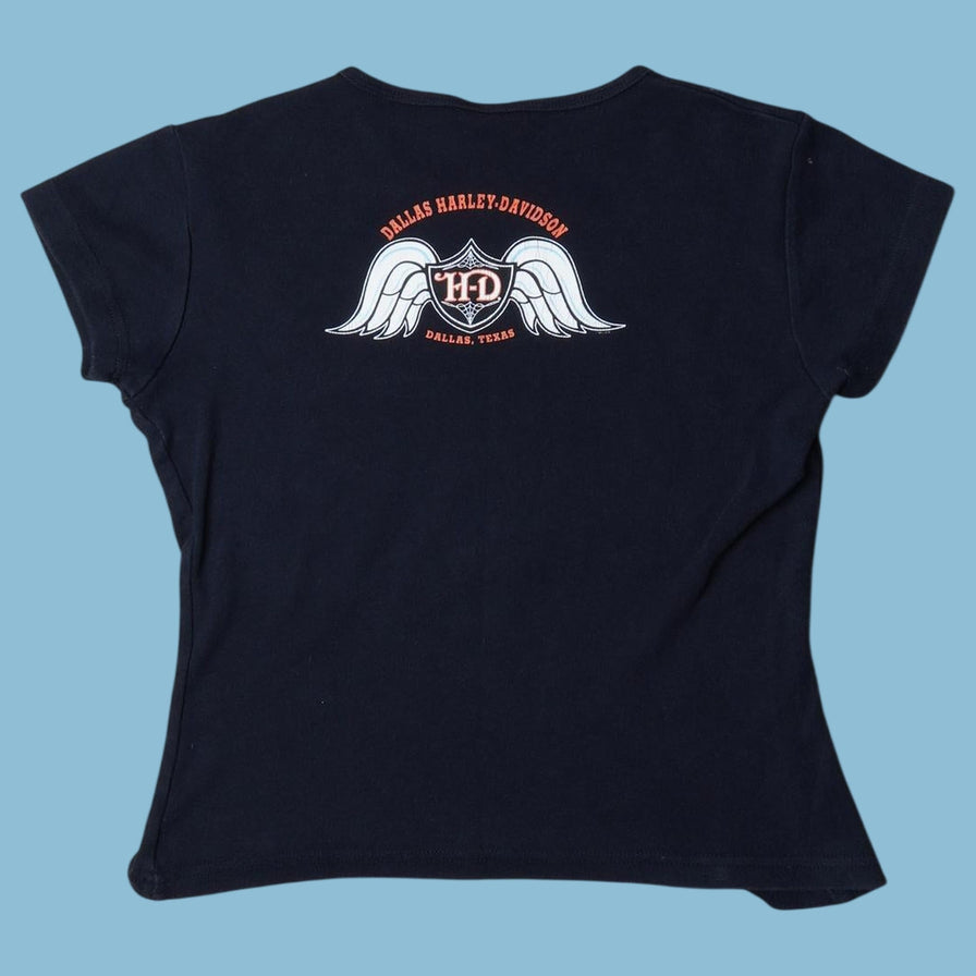 Vintage Harley Davidson 2000s Eagle Rhinestone T-Shirt - S