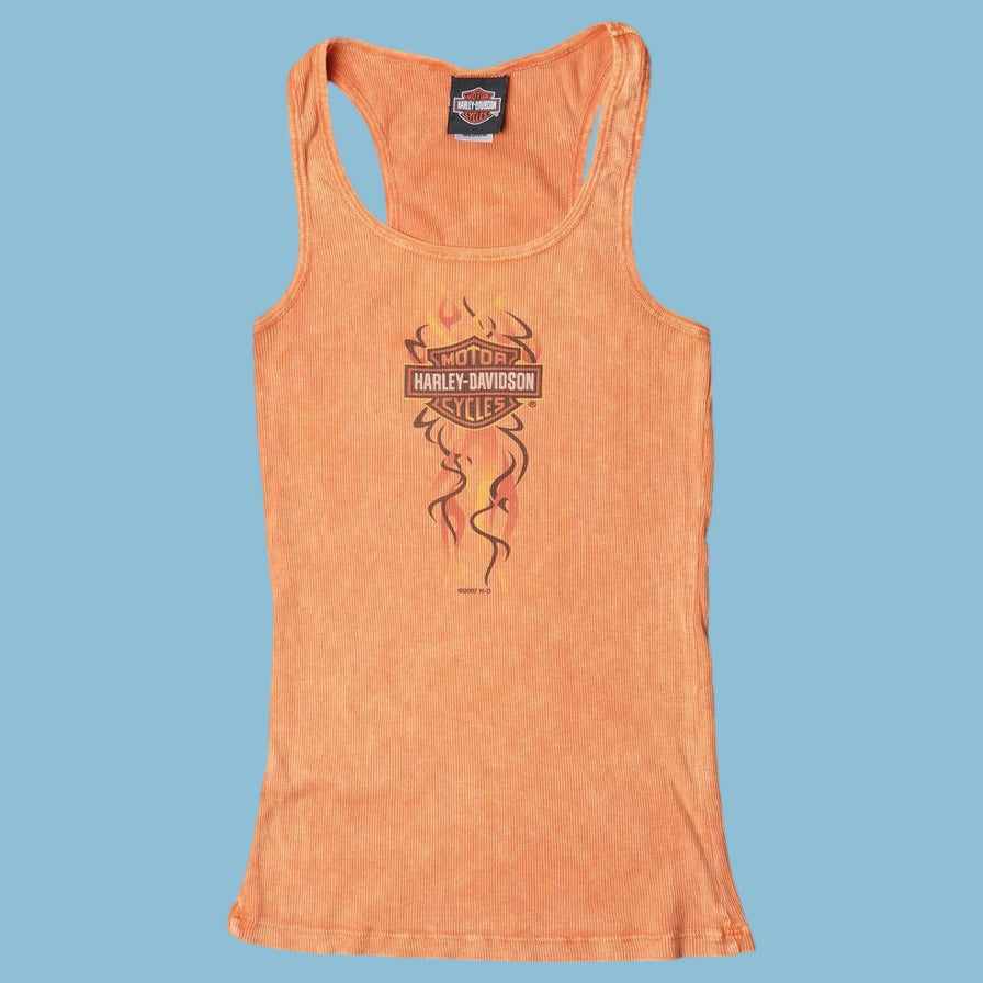 Vintage Harley Davidson 2000s Flame Tank Top - M