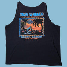 Vintage Y2K Harley Davidson Flame Tank Top Shirt - 2XL