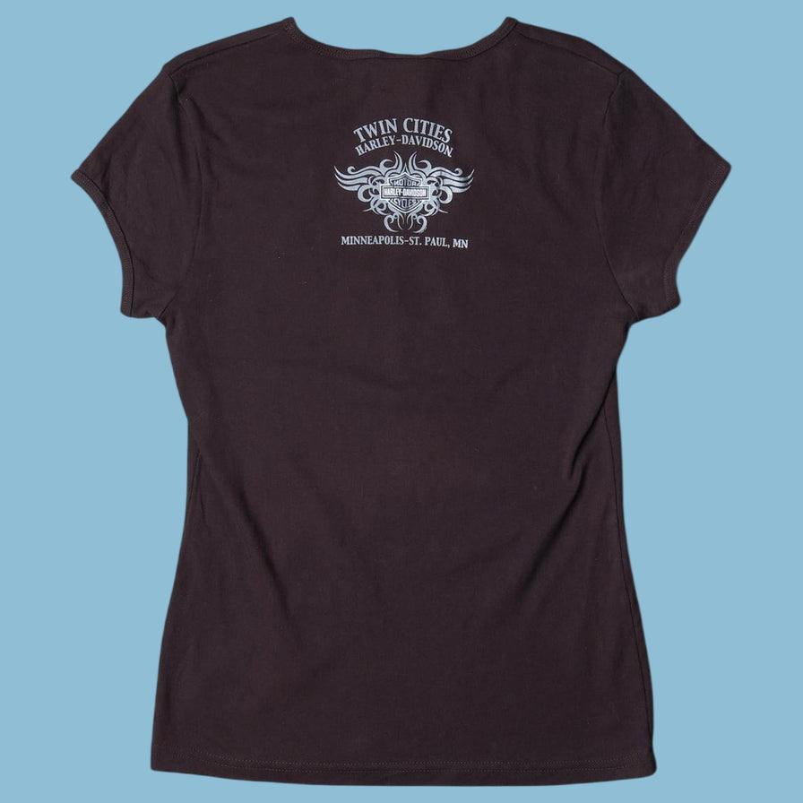 Vintage Harley Davidson 2000s Heart Wings T-Shirt - M