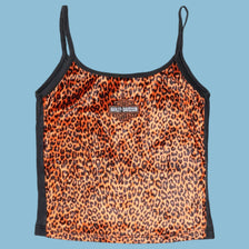 Vintage Harley Davidson 2000s Leopard Print Top - M