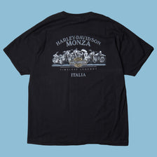 Vintage Harley Davidson 2000s Road King Playing Card T-Shirt - XL