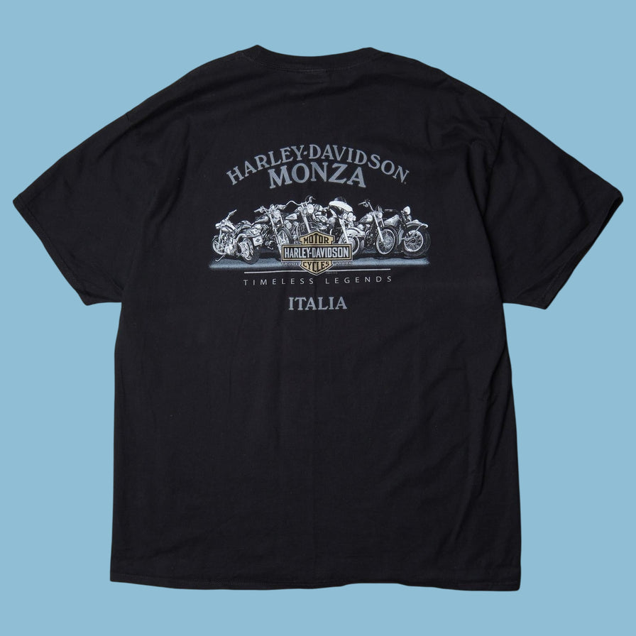 Vintage Harley Davidson 2000s Road King Playing Card T-Shirt - XL