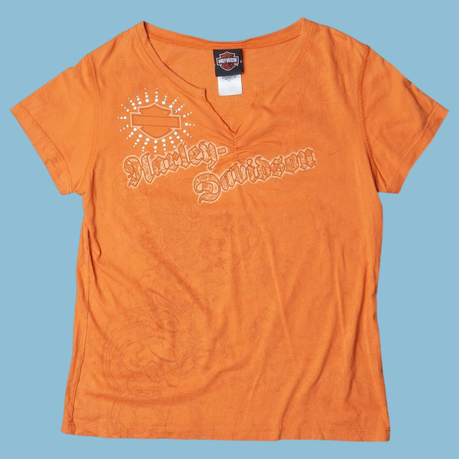 Vintage Harley Davidson 2000s Strass T-Shirt - L