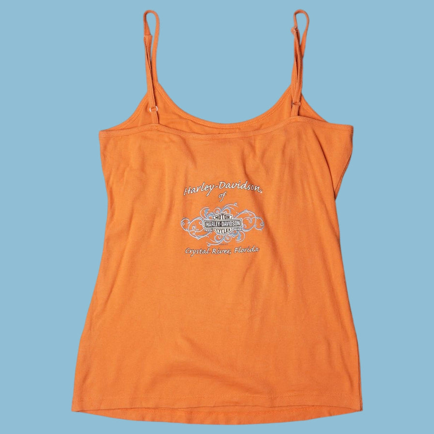 Vintage Harley Davidson 2000s Strass Top - L