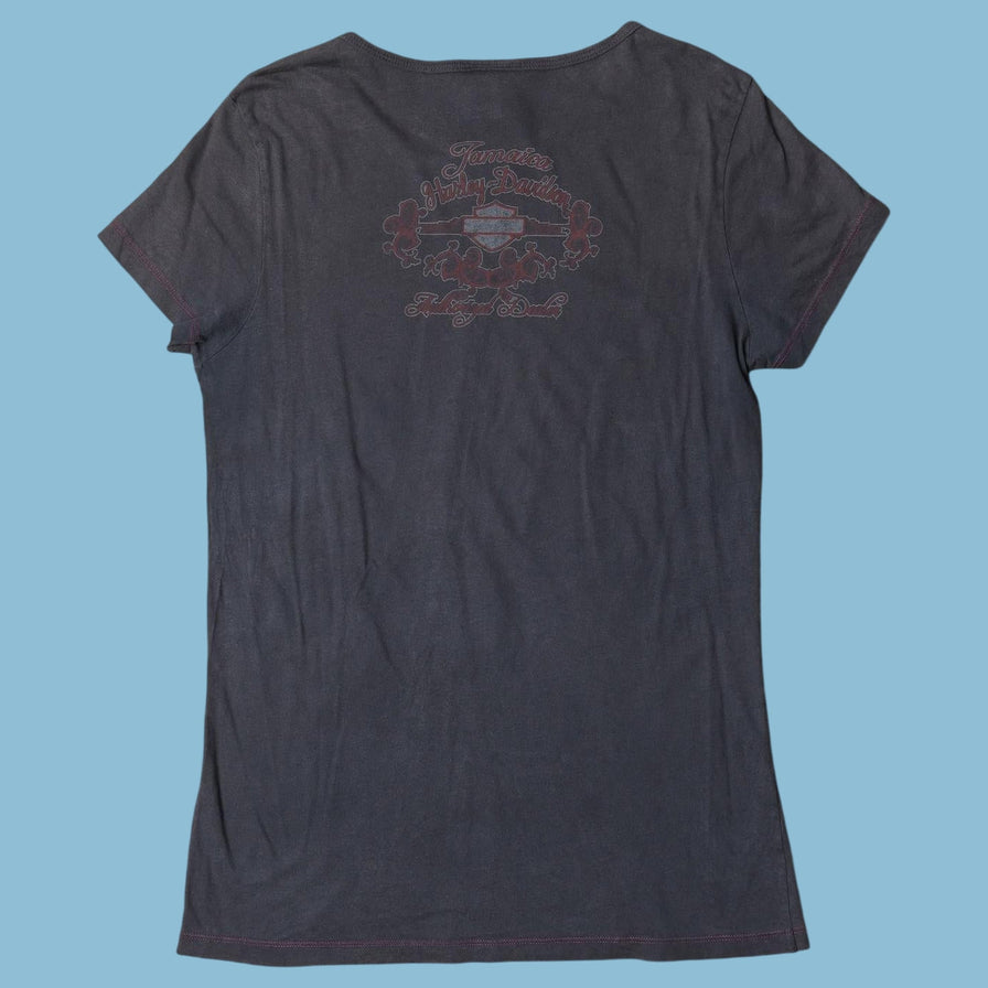 Vintage Harley Davidson 2000s Tattoo Style T-Shirt - L