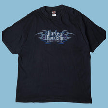 Vintage Harley Davidson 2000s Tribal Flame T-Shirt - XL