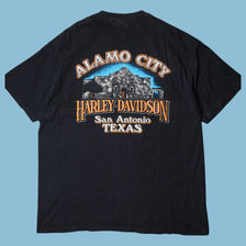 Vintage Harley Davidson 2000s Tribal Flame T-Shirt - XL
