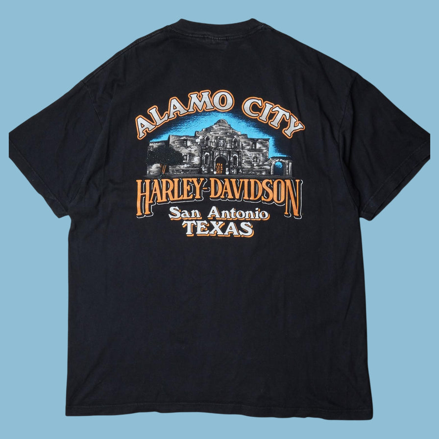Vintage Harley Davidson 2000s Tribal Flame T-Shirt - XL