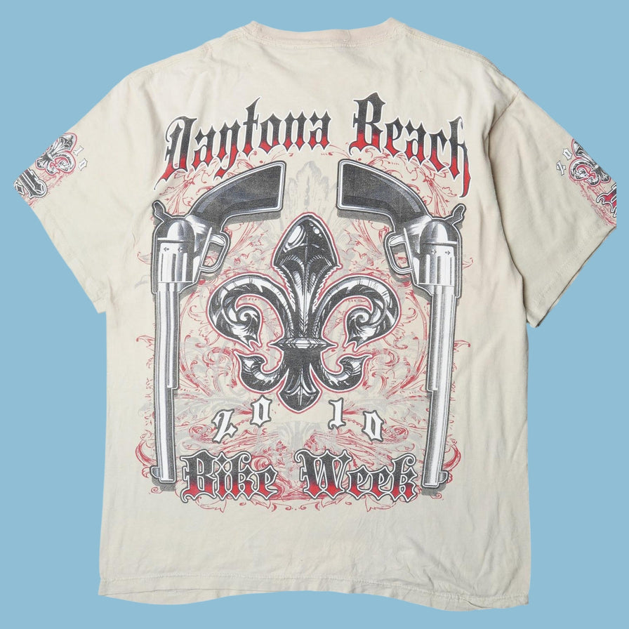 Vintage Harley Davidson 2010s Daytona Beach Bike Week T-Shirt - L