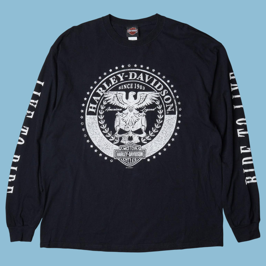 Vintage Harley Davidson 2017 American Legend Longsleeve - XL