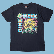 Vintage Harley Davidson 90s Bike Week Daytona Beach T-Shirt - XL