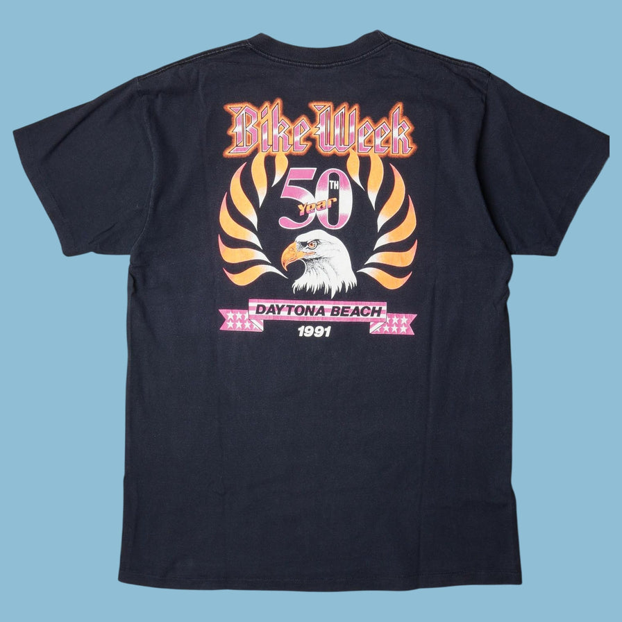 Vintage Harley Davidson 90s Bike Week Daytona Beach T-Shirt - XL