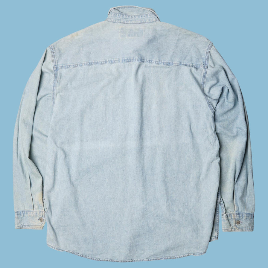 Vintage Harley Davidson 90s Denim Hemd - XL