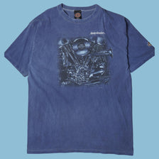 Vintage Harley Davidson 90s Engine Graphic T-Shirt - XL