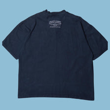 Vintage Harley Davidson 90s Henley T-Shirt - L