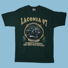 Vintage 90s Laconia Motorcycle Event T-Shirt - L