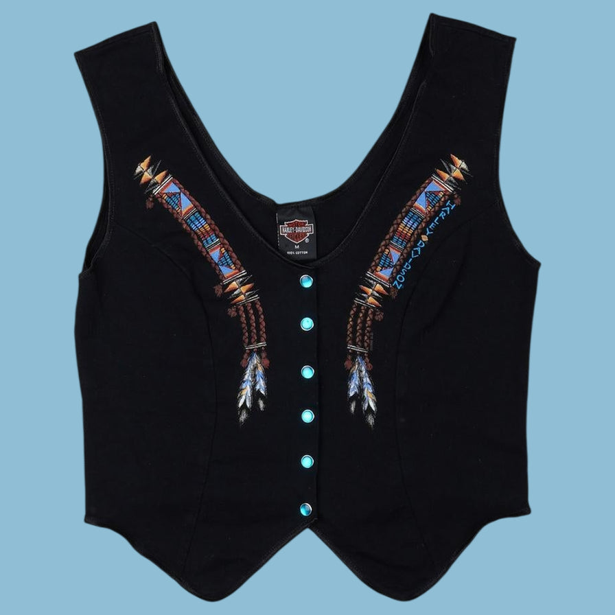 Gilet Harley Davidson American des années 90 - M