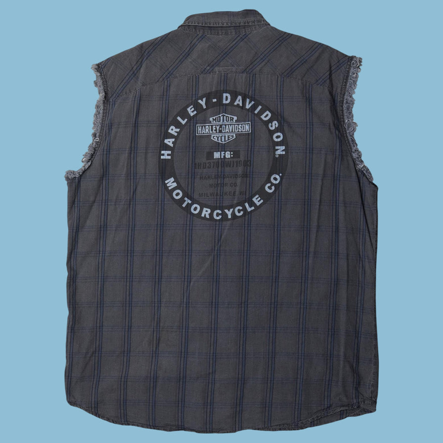 Vintage Harley Davidson Sleeveless Shirt - XL