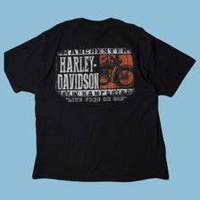 Vintage Harley Davidson Bulldog Graphic T-Shirt - XL