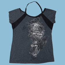 Vintage Harley Davidson Eagle Graphic T-Shirt - M