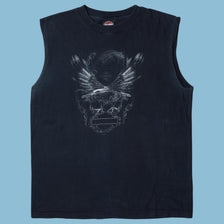 Vintage Harley Davidson Eagle Sleeveless T-Shirt - L