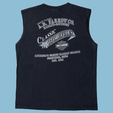 Vintage Harley Davidson Eagle Sleeveless T-Shirt - L