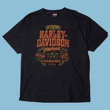 Vintage Harley Davidson Flathead Vintage Iron Milwaukee T-Shirt - XL