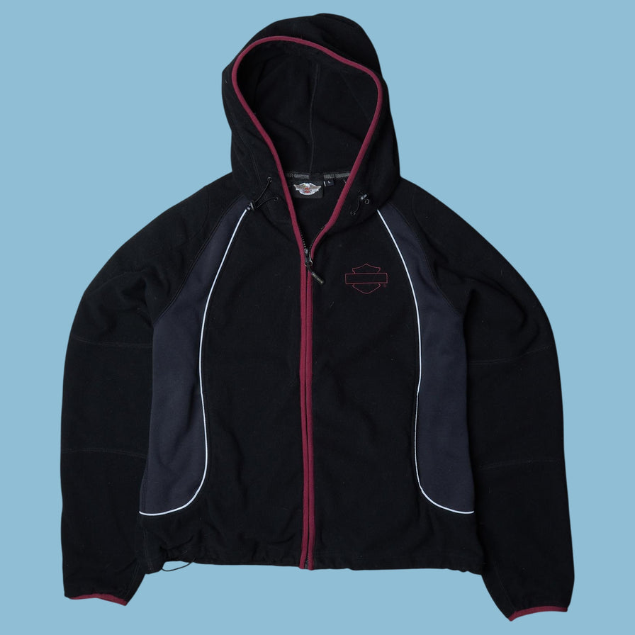Vintage Harley Davidson Fleecejacke - L