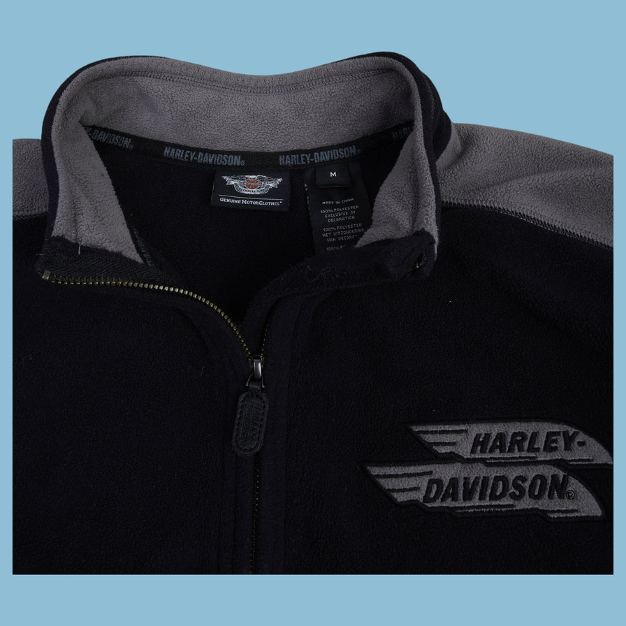 Vintage Harley Davidson Fleece Sweater - M - NFF Vintage