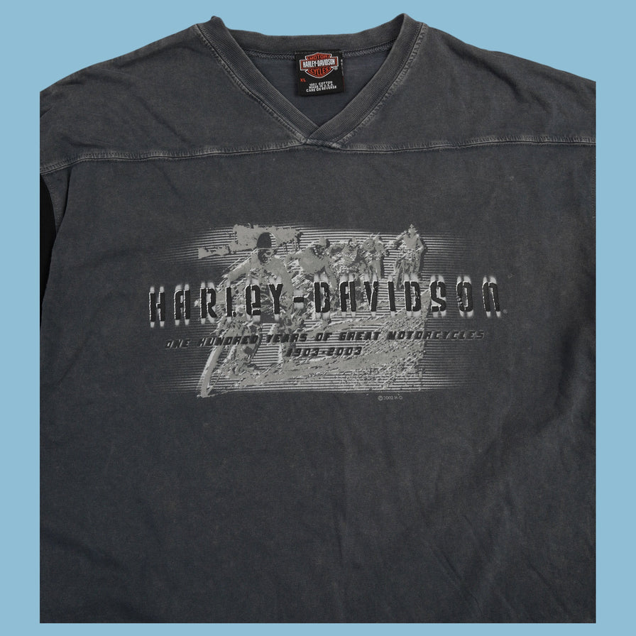 Vintage Harley Davidson Germany dreiviertel T-Shirt - XL - NFF Vintage