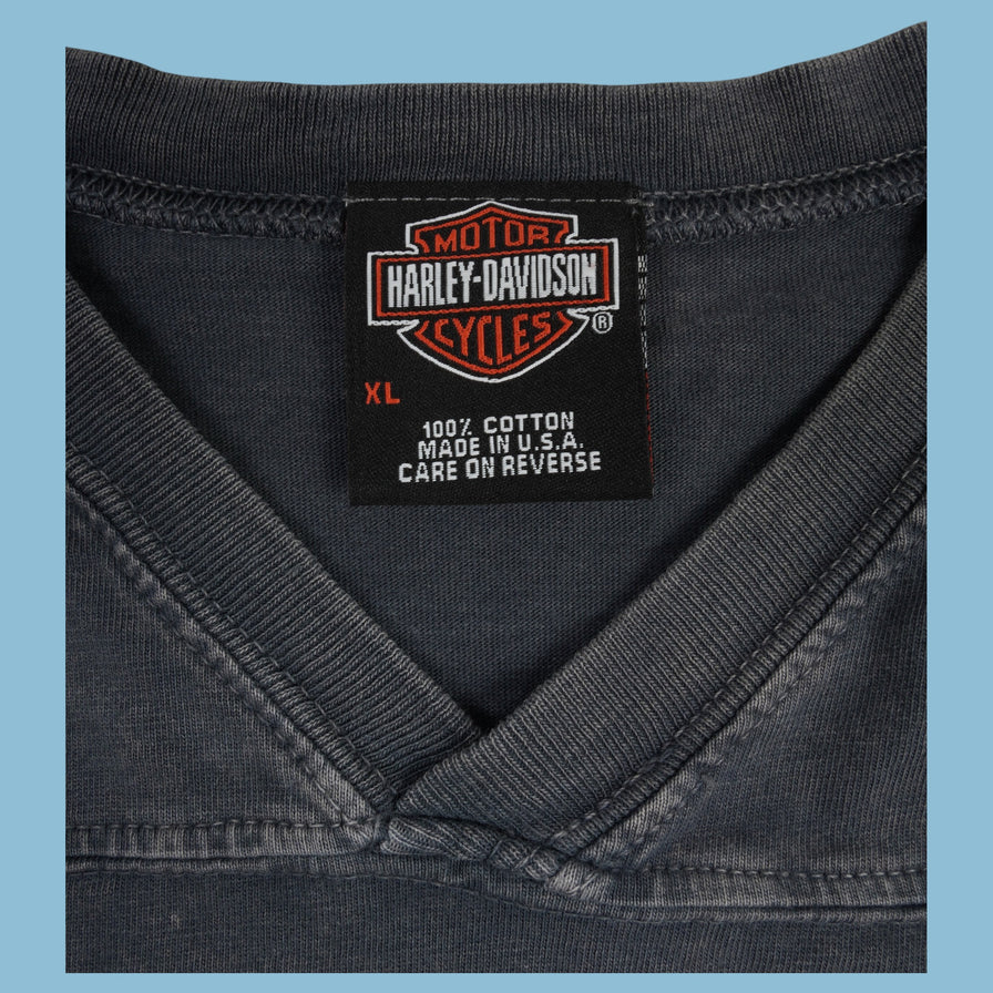 Vintage Harley Davidson Germany dreiviertel T-Shirt - XL - NFF Vintage